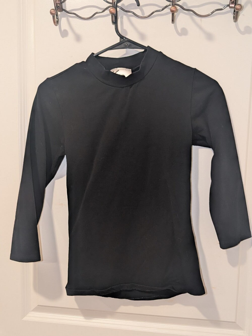 Vixen by Micheline Pitt Women's 3/4ths Black Sleeve Tee